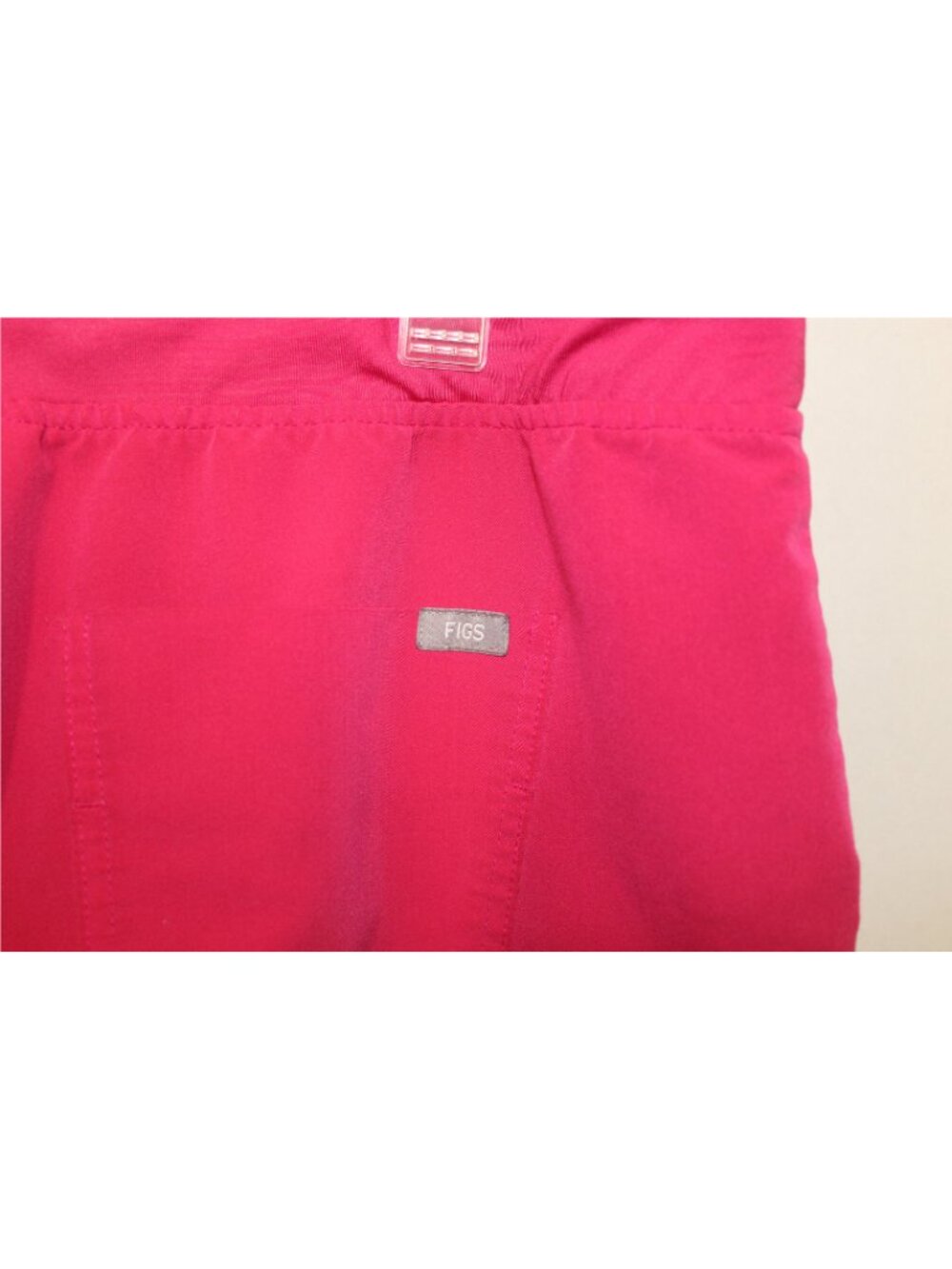 FIGS Zamora High-Waisted Jogger Scrub Pants Ultra Rose Size XL - Picture 8 of 12